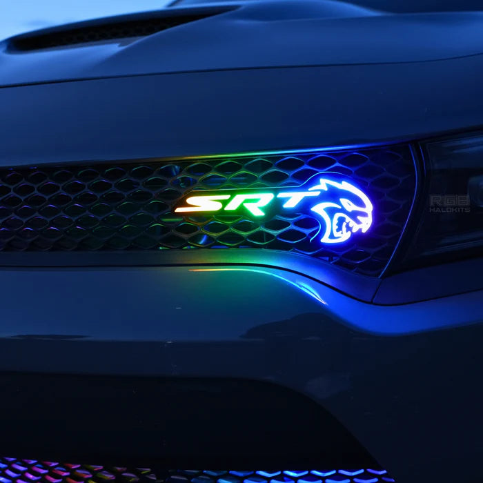 Dodge Charger Challenger Custom LED RGB Grill Logo or Custom