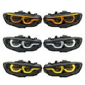 2013-2020 BMW F Series V3 Shadow Line Ikon Headlights Plug & Play